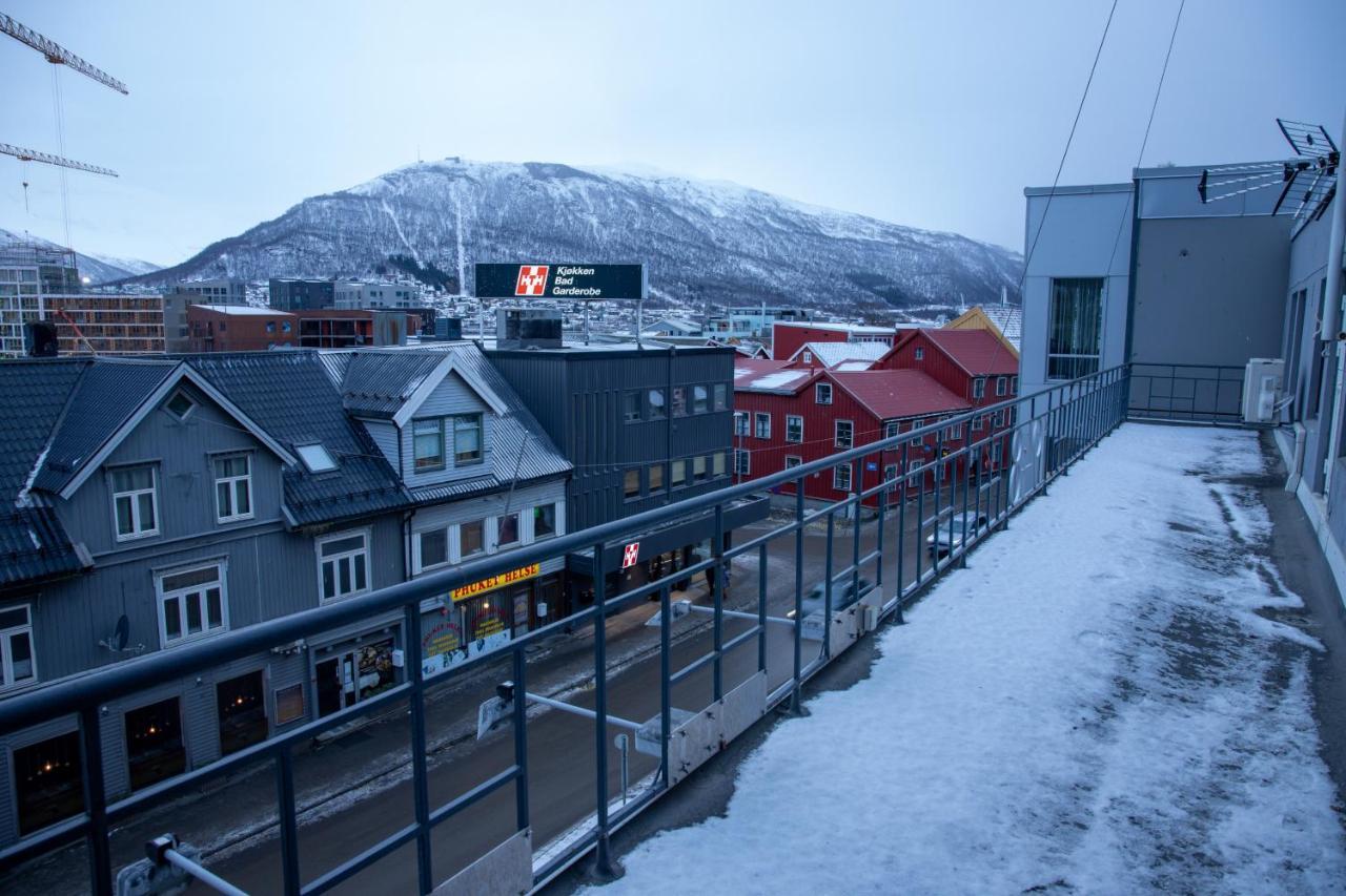 Toppleilighet Med Utsikt I Sentrum Nord Tromsø Zewnętrze zdjęcie