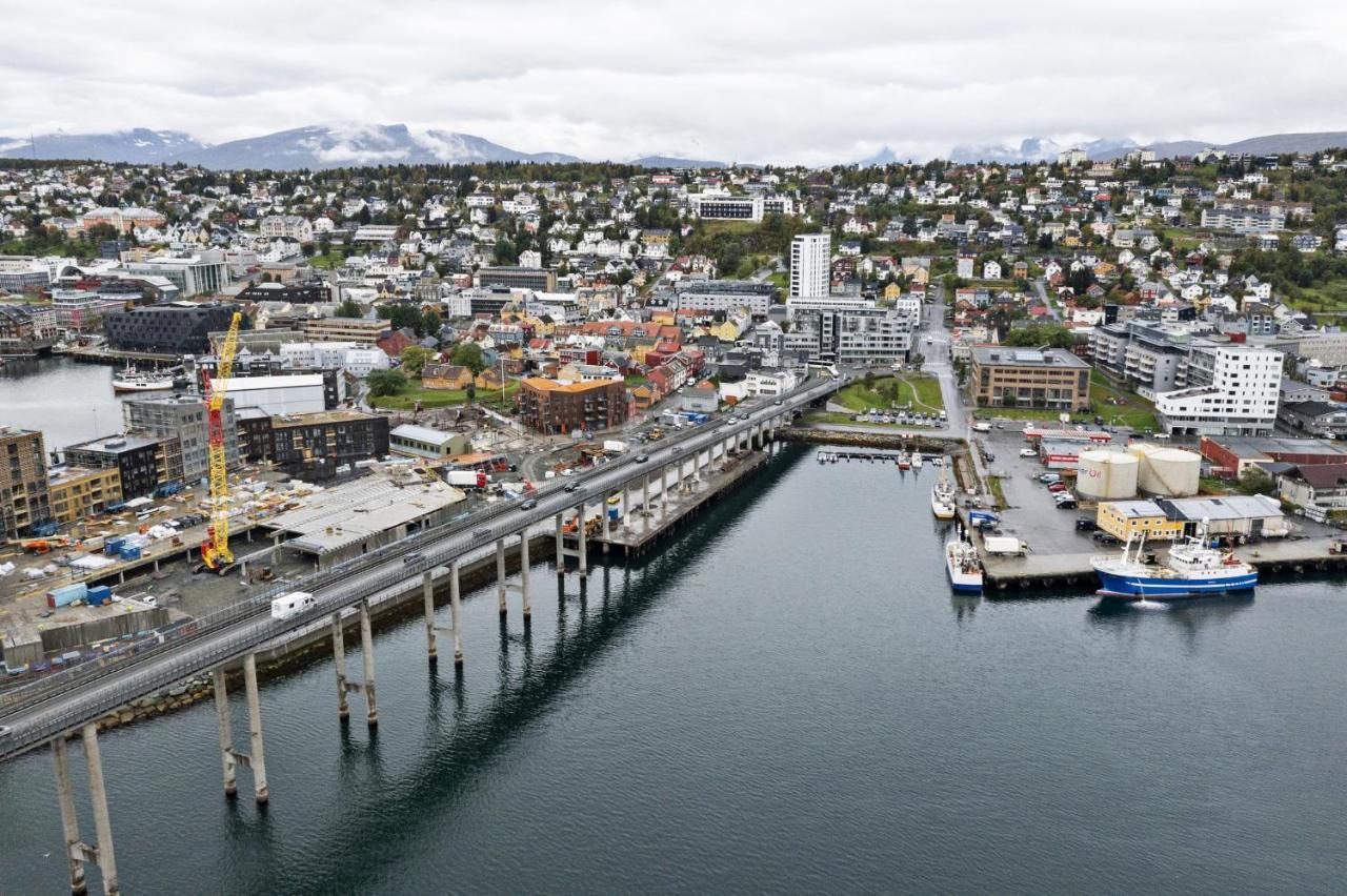 Toppleilighet Med Utsikt I Sentrum Nord Tromsø Zewnętrze zdjęcie